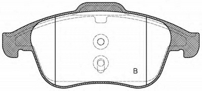 OPEN PARTS bpa138900 -  Комплект тормозных колодок, дисковый тормоз